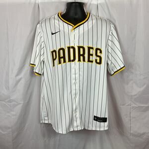 Nike San Diego Padres Home Replica Baseball Jersey Men's Large Authentic New
